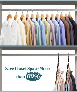 Alternative view of AMKUFO 6 Pack-Closet-Organizers-and-Storage. Magic-Hangers-Space-Saving-for-Clothes. Closer-Organizer-for-Closet-Organization. Space-Saver-Hanger-Organizer-for-Multipurpose. Dorm-Room-Essentials
